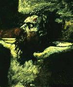 Nikolai Yaroshenko Head of the crucified Christ oil painting artist